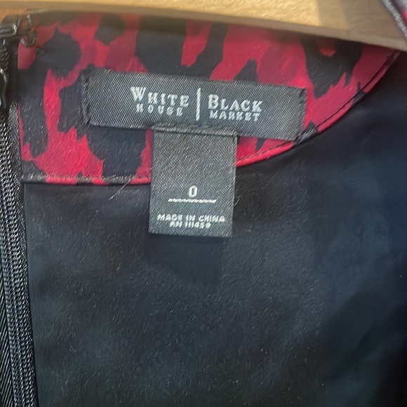 WHBM Red and Black Leopard Top - Picture 2 of 6